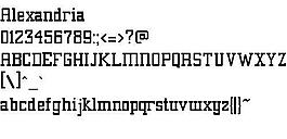 Alexandria 英文字體下載