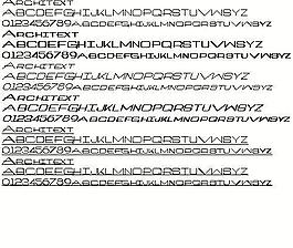 Architext 英文字体下载