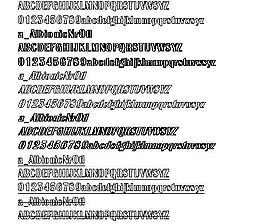a_AlbionicNrOtl 英文字體下載