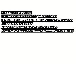 a_SeriferTitulSl 英文字體下載