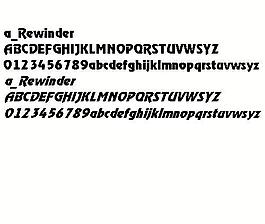 a_Rewinder 英文字體下載