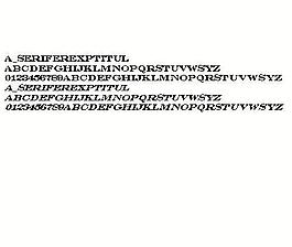 a_SeriferExpTitul 英文字體下載