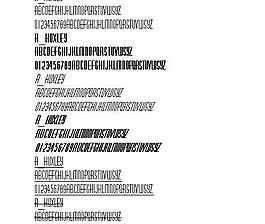 a_Huxley 英文字體下載
