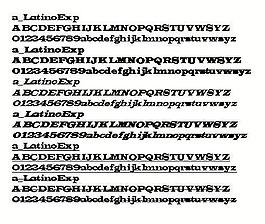 a_LatinoExp 英文字體下載
