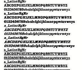 a_LatinoRgNr 英文字體下載