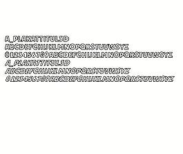 a_PlakatTitul3D 英文字體下載