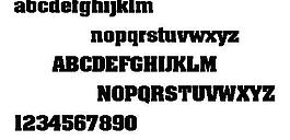 AardvarkBold 英文字體下載