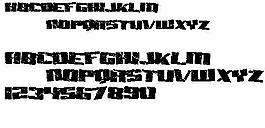 Aftershock Debris 英文字體下載