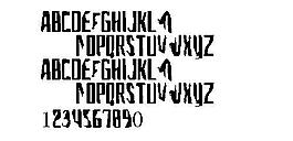 Afonftcp 英文字體下載