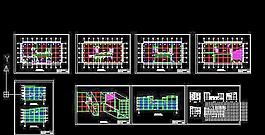 四层图书馆建筑施工设计图
