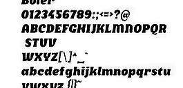 Boler 英文字體下載