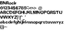 BNRock 英文字體下載