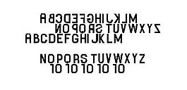Binary 英文字體下載