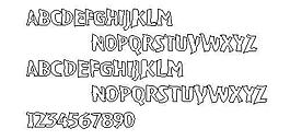 Badpaint 英文字体下载