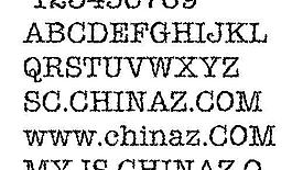 CHASE 英文字體下載