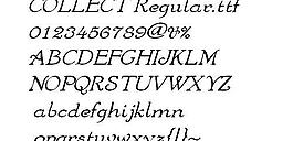 COLLECT 英文字體下載