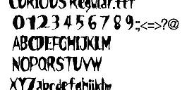 CURIOUS 英文字體下載