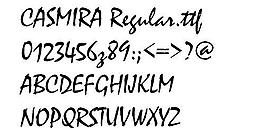 CASMIRA 英文字體下載
