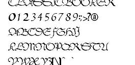 CLASSICBOOKER 英文字體下載