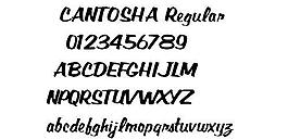 CANTOSHA Regular 英文字體下載
