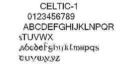 CELTIC 英文字體下載