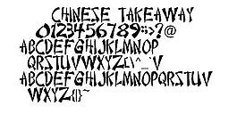 CHINESETAKEAWAY 英文字體下載