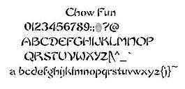 Chinyen 英文字體下載