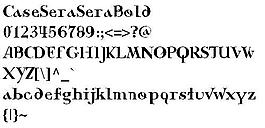 CaseSeraSeraBold 英文字體下載