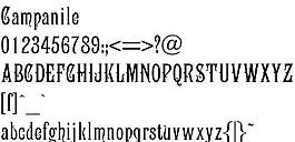 Campanile 英文字體下載