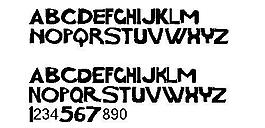 Charcoal first 英文字體下載