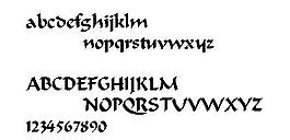 Calligra 英文字體下載