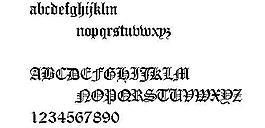 Canterbury 英文字體下載