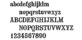 Chiseld 英文字體下載