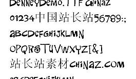 DenneyDemo 英文字體下載