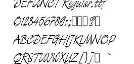DEFUNCT 英文字體下載