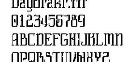 Daybrakr 英文字體下載