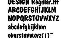 DESIGN 英文字體下載