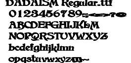 DADAISM 英文字體下載