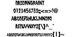 DROOPINGPAINT 英文字體下載
