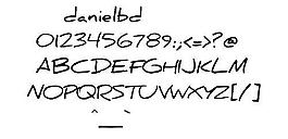 danielbd 英文字体下载