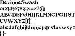 DevinneSwash 英文字體下載