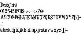Desigers 英文字體下載