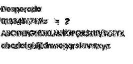 Desperado 英文字體下載