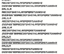 Dalila 英文字體下載