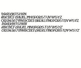 Draughtsman 英文字體下載