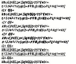 DIY One 英文字體下載