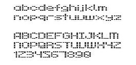 Dot 28 英文字體下載