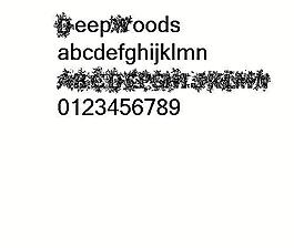 DeepWoods 英文字體下載