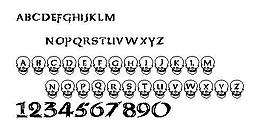 Deathhead KeltCaps 英文字體下載