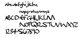 Dael Calligraphy 英文字體下載